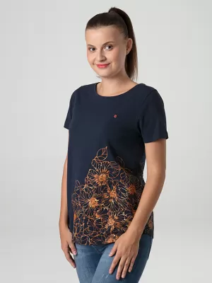 Damen-T-Shirt LOAP ABANA BLAU