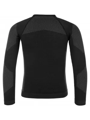 Thermo-T-Shirt für Jungen KILPI NATHAN-JB QJ0477KI SCHWARZ