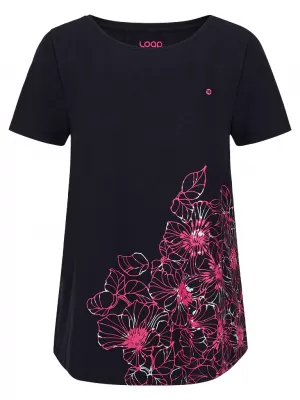 Damen-T-Shirt LOAP ABANA SCHWARZ
