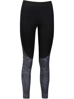 Damen-Thermohose SENSOR DOTS 21200053 SCHWARZ/WEIß
