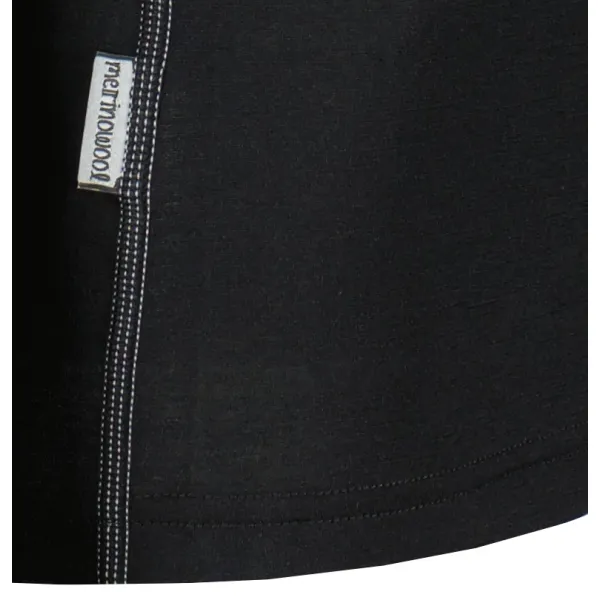  Damen-Thermoshirt SENSOR MERINO IMPRESS 19200025 SCHWARZ/PATTERN 