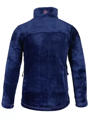 Fleece-Sweatshirt für Mädchen KILPI ERIN-JG QJ0422KI DUNKELBLAU
