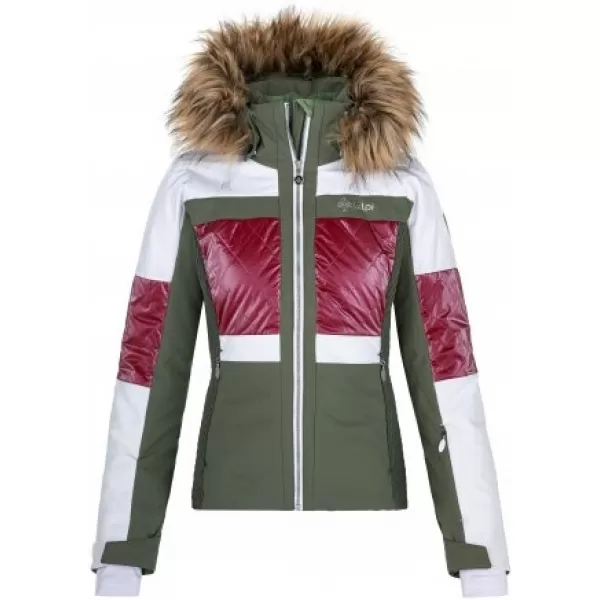  Damen-Skijacke KILPI ELZA-W QL0154KI KHAKI 