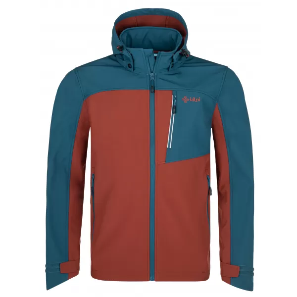  Herren-Softshelljacke KILPI RAVIO-M PM0044KI DUNKELROT 