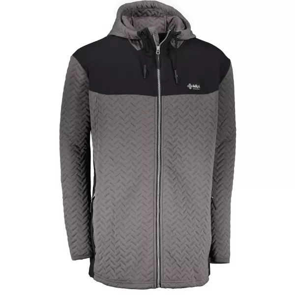  Fleece-Sweatshirt für Herren KILPI NEVIA-M QM0303KI DUNKELGRAU 