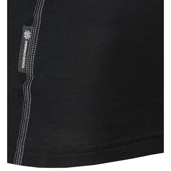  Damen-Thermoshirt SENSOR MERINO IMPRESS 21200018 SCHWARZ/STRIPES 