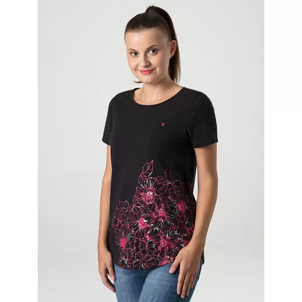  Damen-T-Shirt LOAP ABANA SCHWARZ 