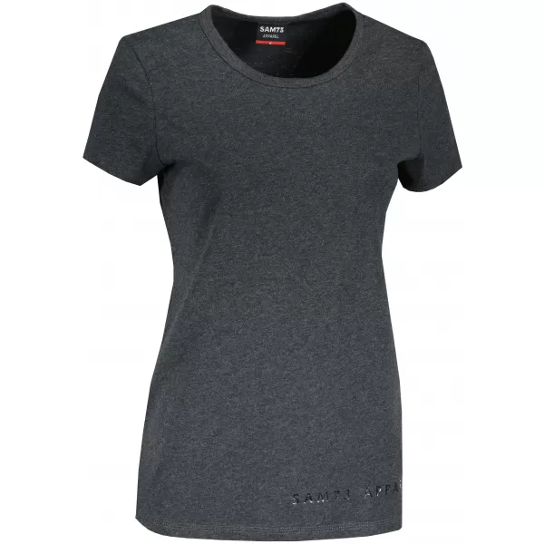  Frauen t -Shirt mit kurzen Ärmeln SAM 73 DAVINA WT 827 SCHWARZ 