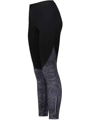 Damen-Thermohose SENSOR DOTS 21200053 SCHWARZ/WEIß