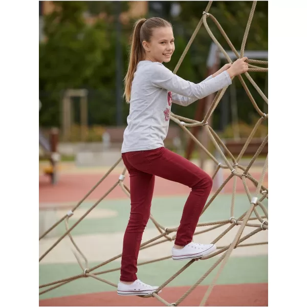  Girl's T -Shirt mit langen Ärmeln SAM 73 AGNES GT 555 HELLGRAU 