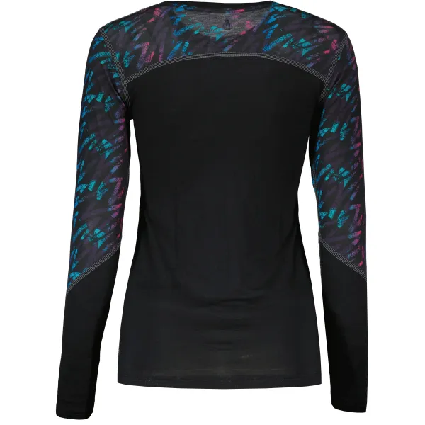  Damen-Thermoshirt SENSOR MERINO IMPRESS 21200018 SCHWARZ/STRIPES 