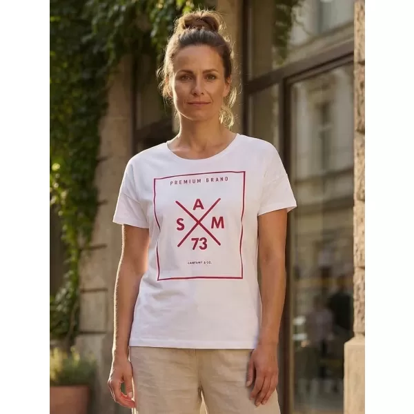  Damen-T-Shirt mit kurzen Ärmeln SAM 73 TANYA WT 826 WEIß 