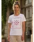 Damen-T-Shirt mit kurzen Ärmeln SAM 73 TANYA WT 826 WEIß