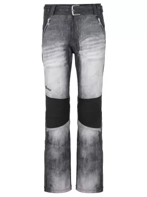 Skihose für Damen KILPI JEANSO-W QL0257KI SCHWARZ