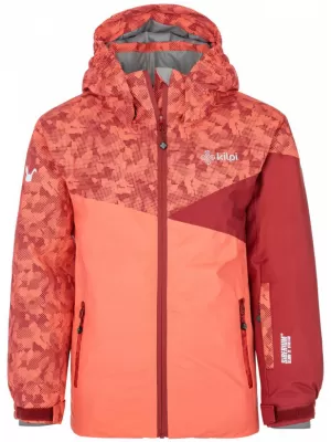 Skijacke für Mädchen KILPI SAARA-JG QJ0401KI DUNKELROT