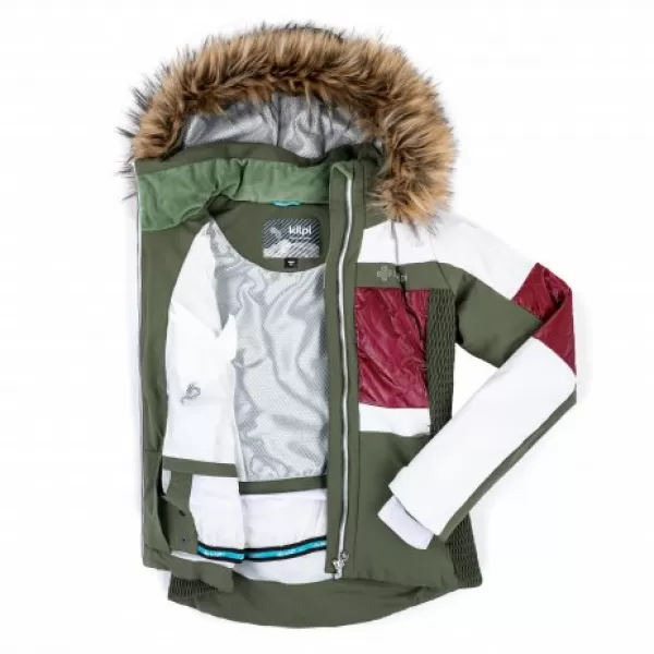  Damen-Skijacke KILPI ELZA-W QL0154KI KHAKI 