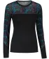 Damen-Thermoshirt SENSOR MERINO IMPRESS 21200018 SCHWARZ/STRIPES