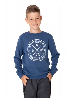 Junge Sweatshirt SAM 73 BRANDON BM 526 BLAU