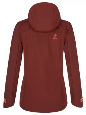 Softshelljacke für Damen KILPI RAVIA-W PL0035KI DUNKELROT