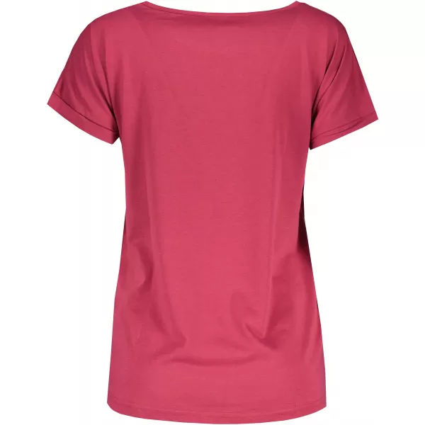  Frauen t -Shirt mit kurzen Ärmeln SAM 73 LEAH WT 828 DUNKELROSA 