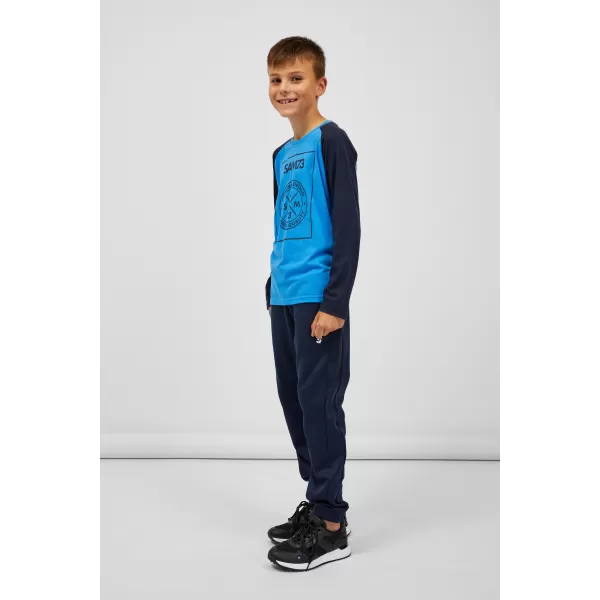  Boy T -Shirt mit langen Ärmeln SAM 73 JACK BT 553 HELLBLAU 