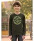 Boy T -Shirt mit langen Ärmeln SAM 73 SASHA BT 552 ARMEE