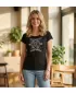 Damen-T-Shirt ALTISPORT ALW125122 SCHWARZ ROSA