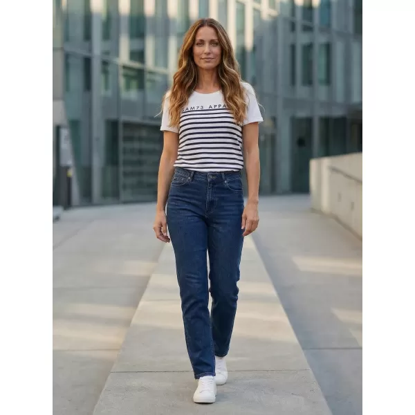  Frauen t -Shirt mit kurzen Ärmeln SAM 73 LANE WT 834 WEIß 