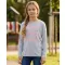 Girl's T -Shirt mit langen Ärmeln SAM 73 KAT GT 557 HELLGRAU