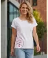 Frauen t -Shirt mit kurzen Ärmeln SAM 73 LEAH WT 828 WEIß