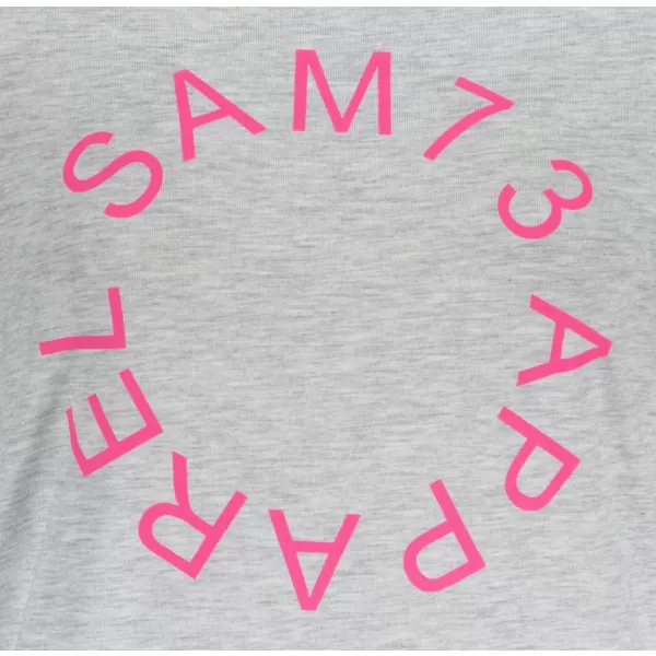  Frauen t -Shirt mit kurzen Ärmeln SAM 73 ARIAS WT 825 HELLGRAU 