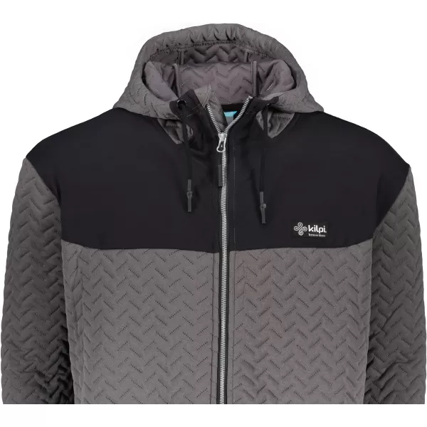  Fleece-Sweatshirt für Herren KILPI NEVIA-M QM0303KI DUNKELGRAU 