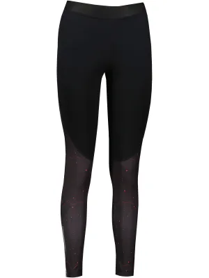 Damen-Thermohose SENSOR DOTS 21200054 SCHWARZ/ROSA
