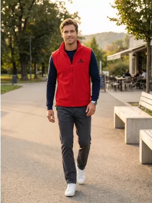 Fleeceweste für Herren ALTISPORT ALM006518 ROT