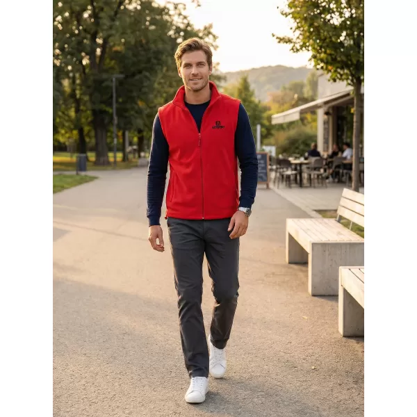  Fleeceweste für Herren ALTISPORT ALM006518 ROT 