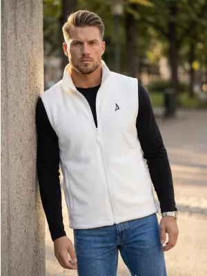 Fleeceweste für Herren ALTISPORT ALM002518 WEIß