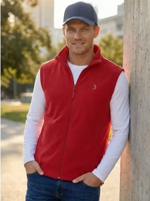 Fleeceweste für Herren ALTISPORT ALM002518 BURGUND