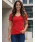 Frauen t -Shirt mit kurzen Ärmeln SAM 73 UNA WT 866 ROT
