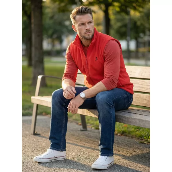  Fleeceweste für Herren ALTISPORT ALM002518 ROT 