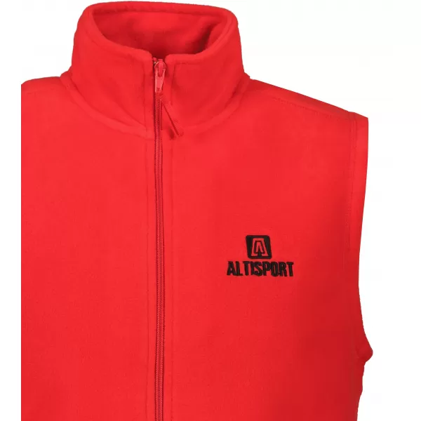  Fleeceweste für Herren ALTISPORT ALM006518 ROT 
