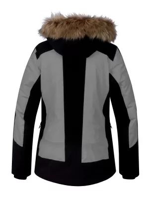 Damen-Skijacke HANNAH CANNA FROSTGRAU/ANTHRAZIT