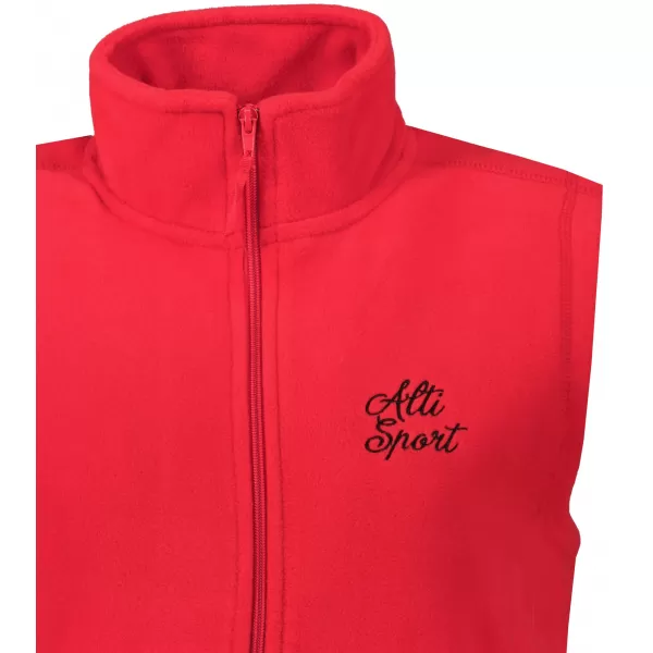  Fleeceweste für Damen ALTISPORT ALW056518 ROT 