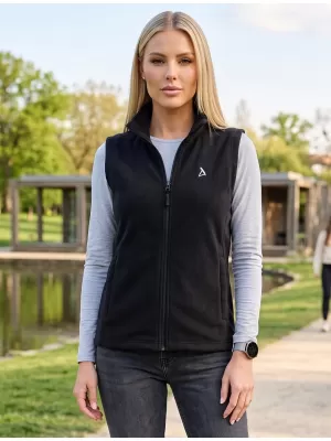 Fleeceweste für Damen ALTISPORT ALW002518 SCHWARZ UND SILBER