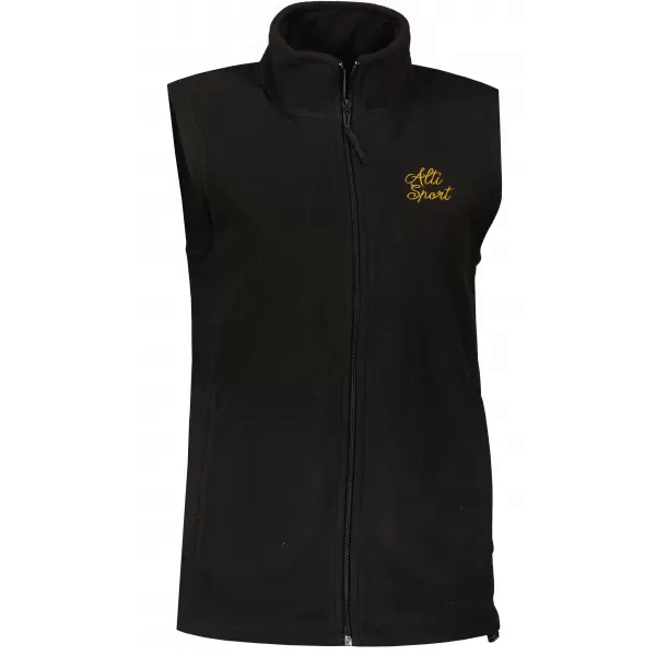  Fleeceweste für Damen ALTISPORT ALW056518 SCHWARZ UND GOLD 