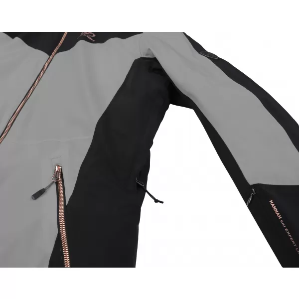  Damen-Skijacke HANNAH CANNA FROSTGRAU/ANTHRAZIT 