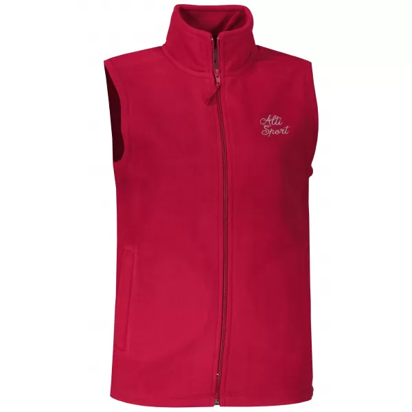  Fleeceweste für Damen ALTISPORT ALW056518 BURGUND 