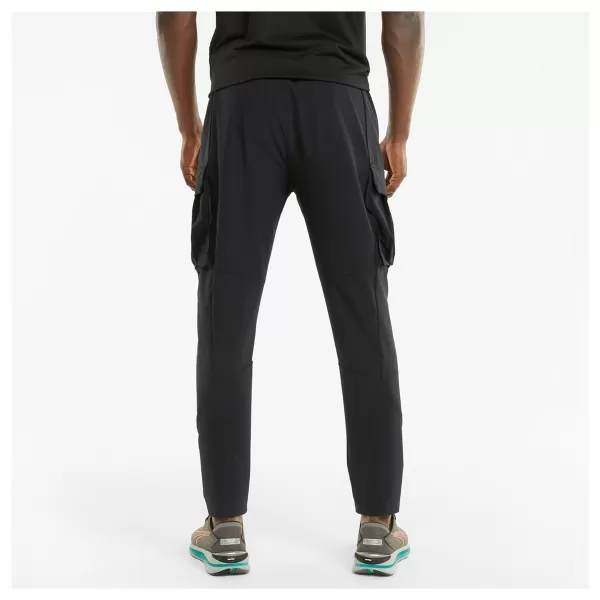  Herren-Jogginghose PUMA RUN WOVEN CARGO PANT M 520864-01 PUMA SCHWARZ 