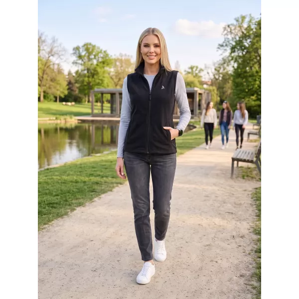  Fleeceweste für Damen ALTISPORT ALW002518 SCHWARZ UND SILBER 
