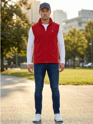 Fleeceweste für Herren ALTISPORT ALM002518 BURGUND
