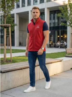 Fleeceweste für Herren ALTISPORT ALM006518 BURGUND